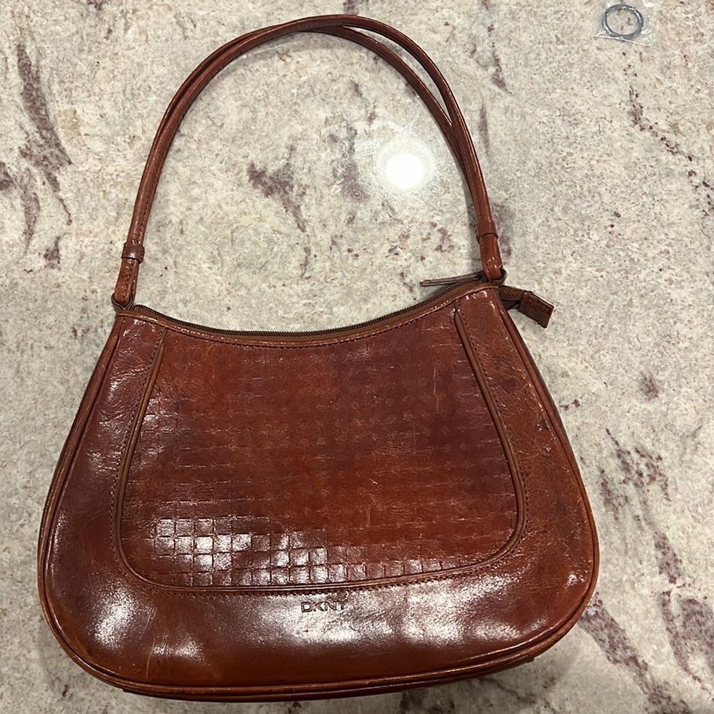 Vintage DKNY Leather Purse 
